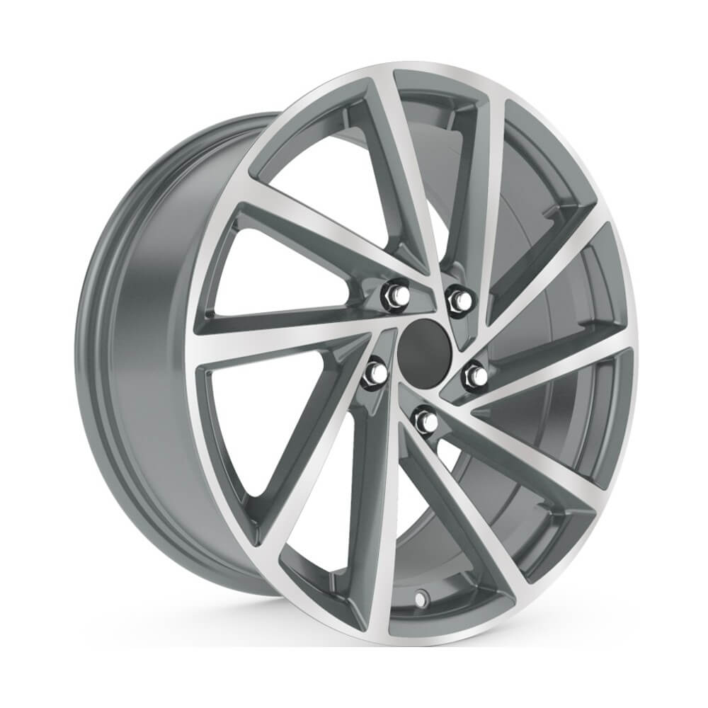 EMR DY227-06 7.5x17 5x100 ET35 CB57.1 Gun Metal Diamond 17 Inç Jant ...